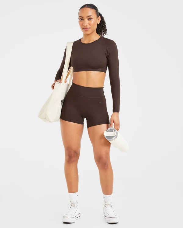 AYBL Staple Shorts - Coffee Brown