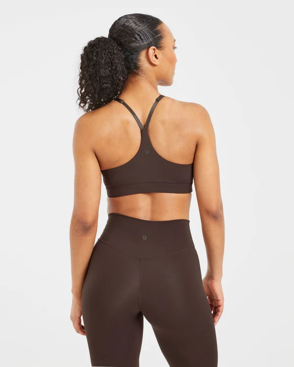 AYBL Staple Sports Bra - Coffee Brown