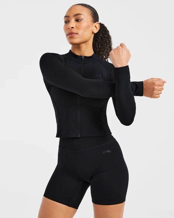 AYBL Staple Zip Jacket - Black