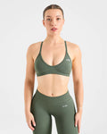 AYBL Adapt Seamless Strappy Sports Bra - Green