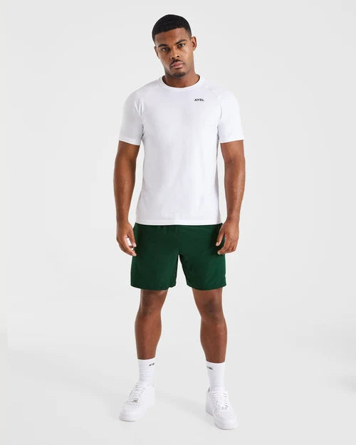 AYBL Core 7" Shorts - Forest Green