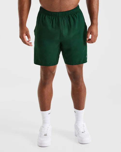 AYBL Core 7" Shorts - Forest Green