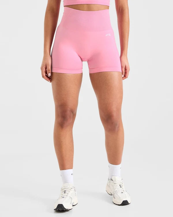 AYBL Empower Seamless Shorts- Baby Pink
