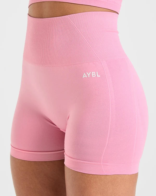 AYBL Empower Seamless Shorts- Baby Pink