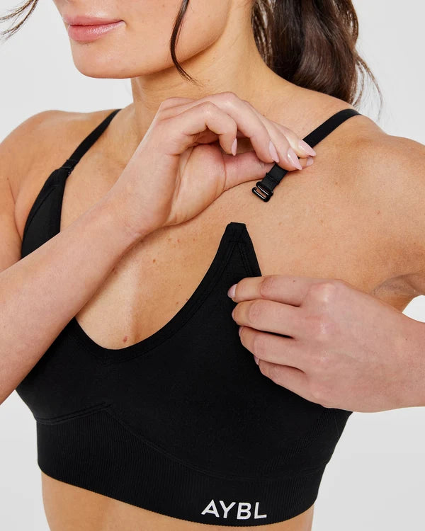 AYBL Adapt Seamless Sports Bra - Black