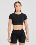 AYBL Adapt Seamless Crop Top - Black