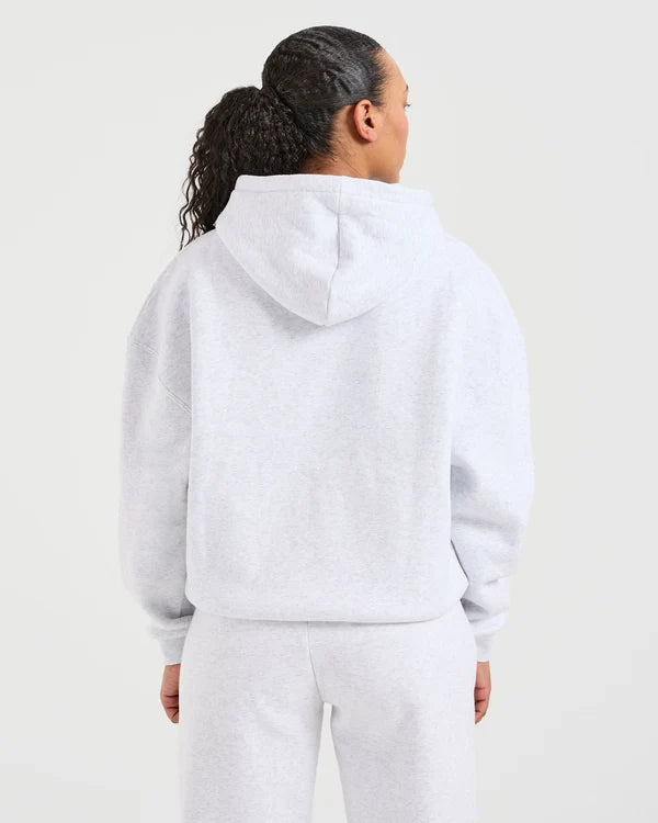 AYBL Classic Plush Oversized Hoodie - Heather Grey