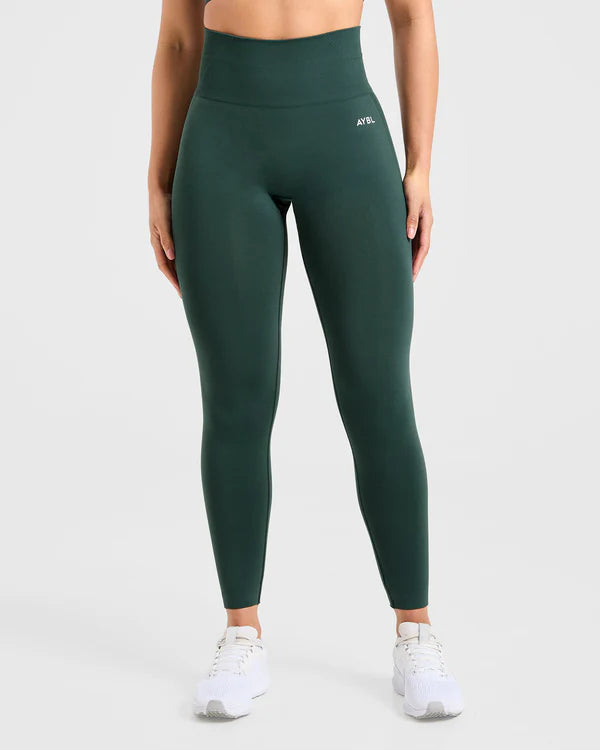 AYBL Empower Seamless Leggings- Forest Green