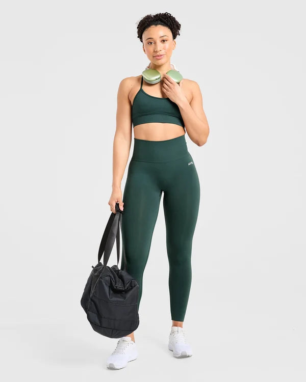 AYBL Empower Seamless Leggings- Forest Green