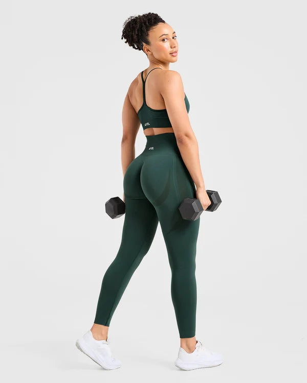 AYBL Empower Seamless Leggings- Forest Green