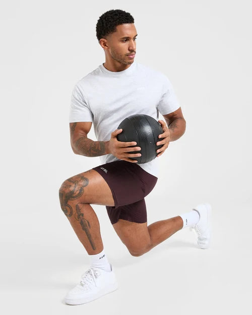 AYBL Core 7" Shorts - Dusty Plum