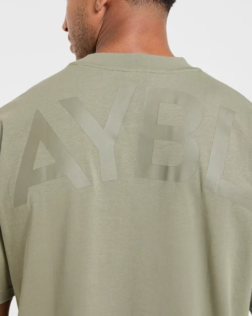 AYBL Essential Oversized T Shirt - Desert Olive