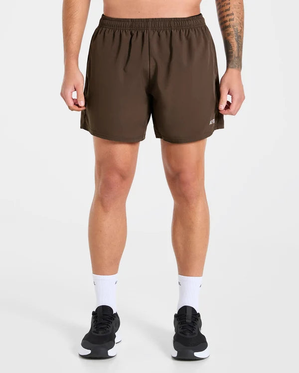 AYBL Core 5" Shorts - Deep Brown