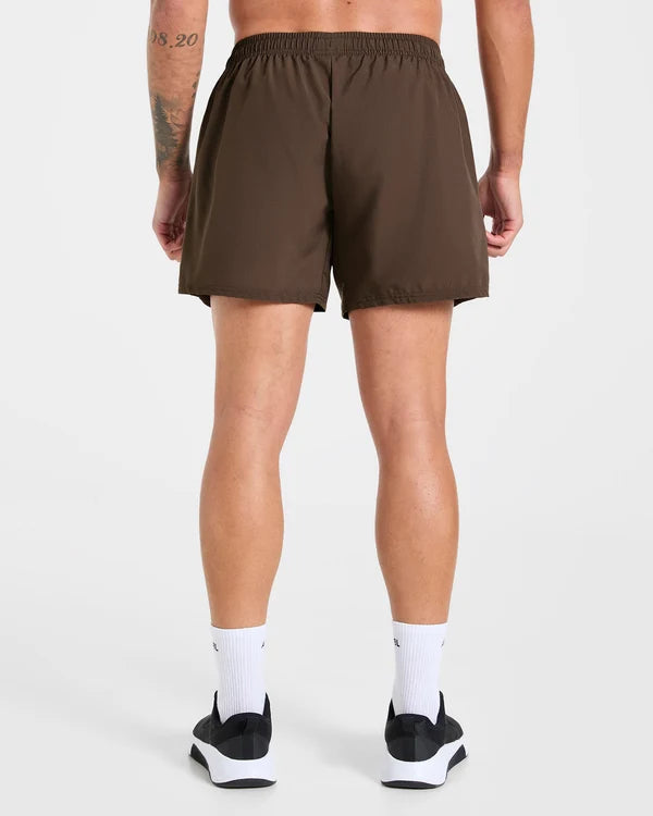AYBL Core 5" Shorts - Deep Brown