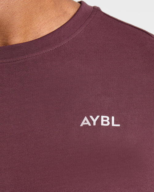 AYBL Essential T Shirt - Dark Plum