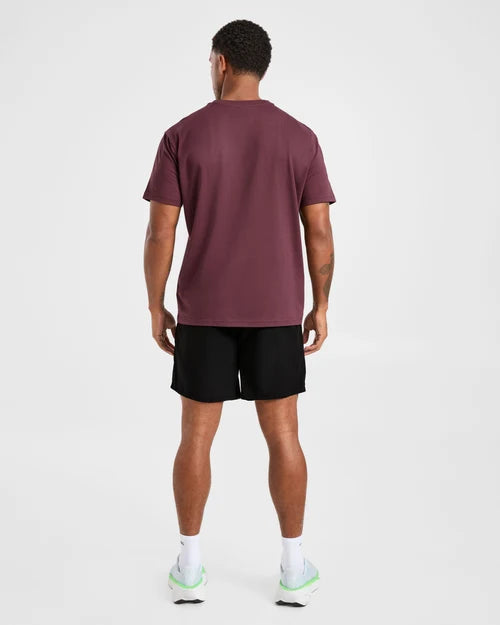 AYBL Essential T Shirt - Dark Plum
