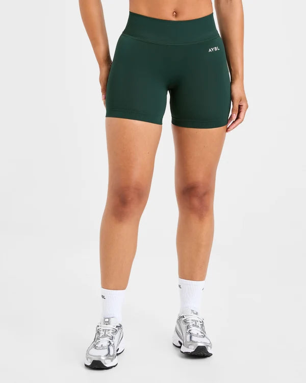 AYBL Adapt Seamless Shorts | 4.5" - Forest Green