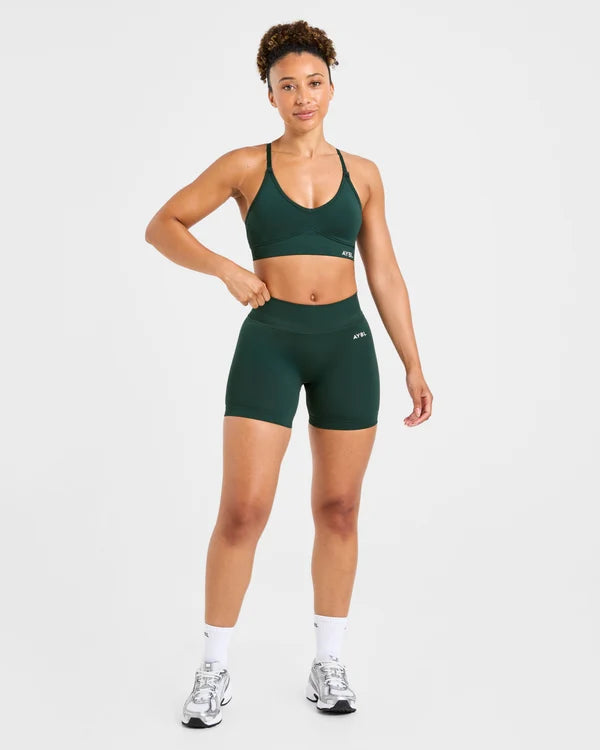 AYBL Adapt Seamless Shorts | 4.5" - Forest Green