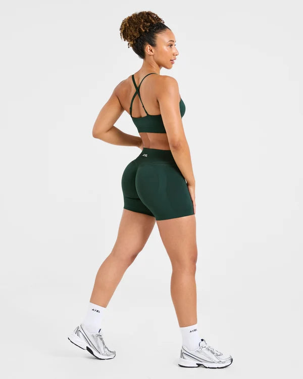 AYBL Adapt Seamless Shorts | 4.5" - Forest Green