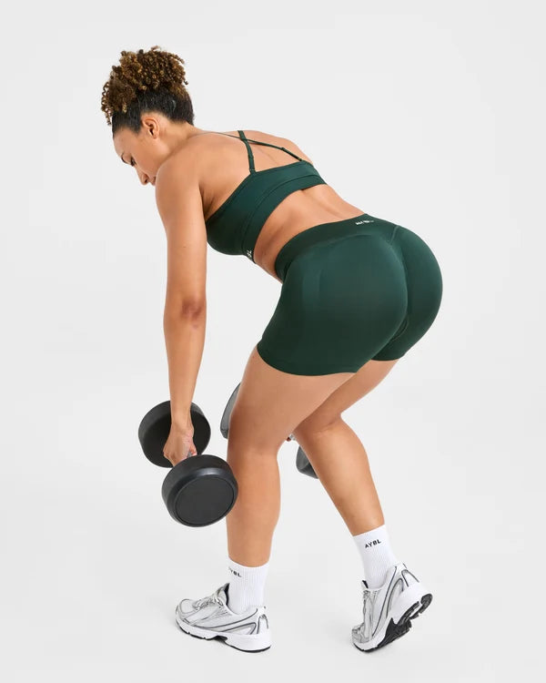 AYBL Adapt Seamless Shorts | 4.5" - Forest Green