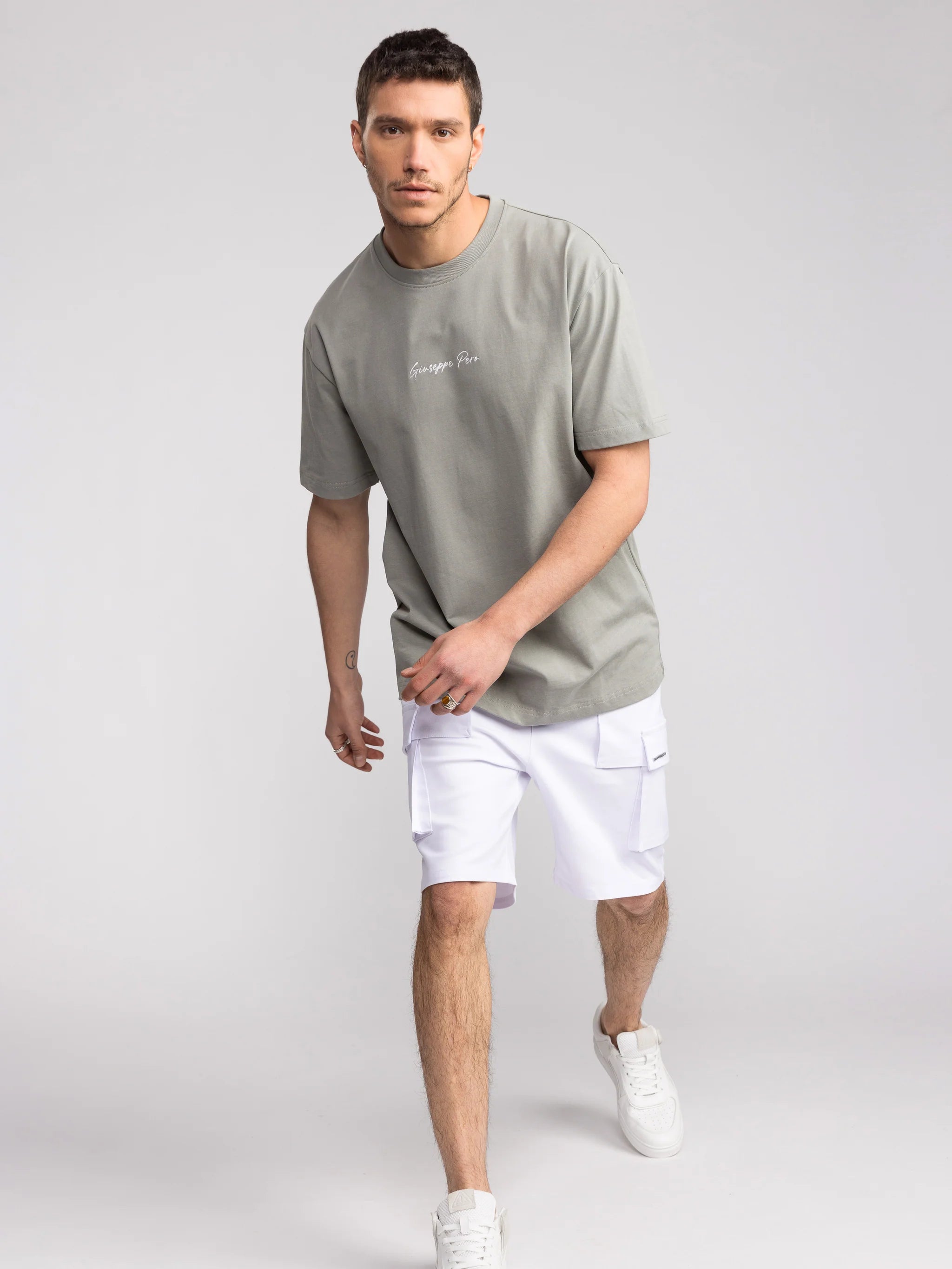 Oversized Graphic T-Shirt - Via Dante