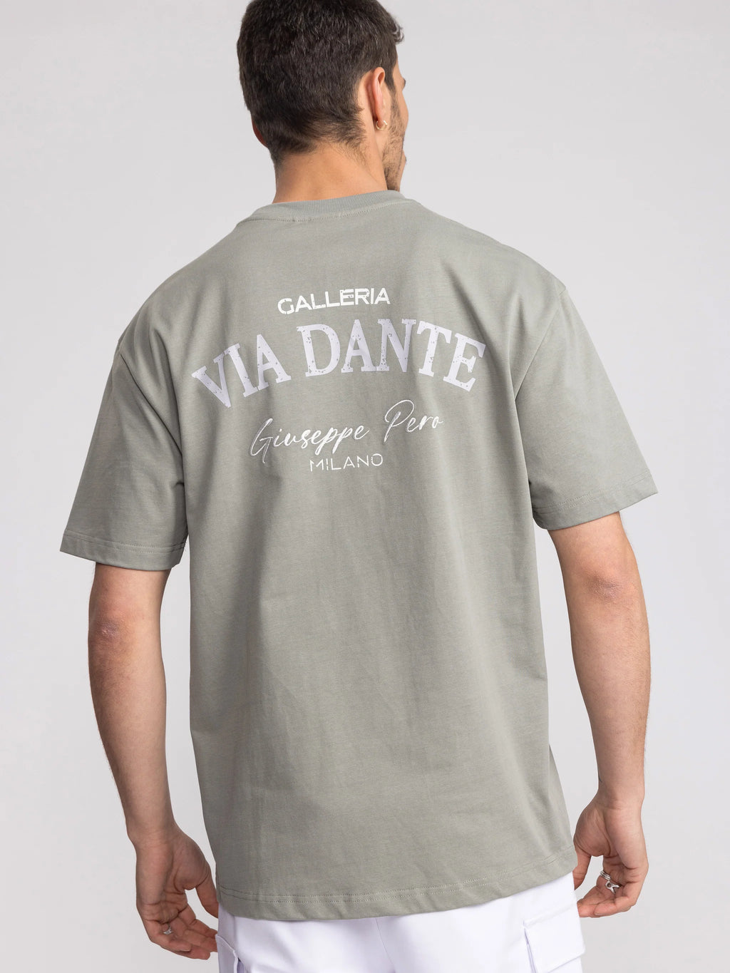 Oversized Graphic T-Shirt - Via Dante