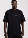 Oversized Embossed Graphic T-Shirt - Error 404