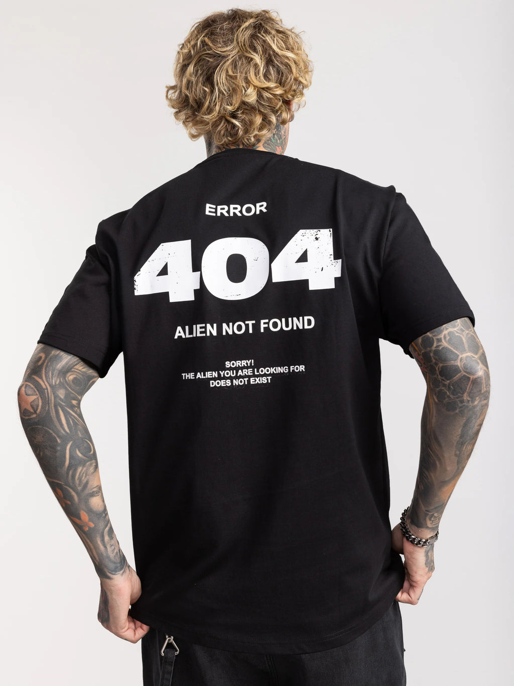 Oversized Graphic T-Shirt - Error 404