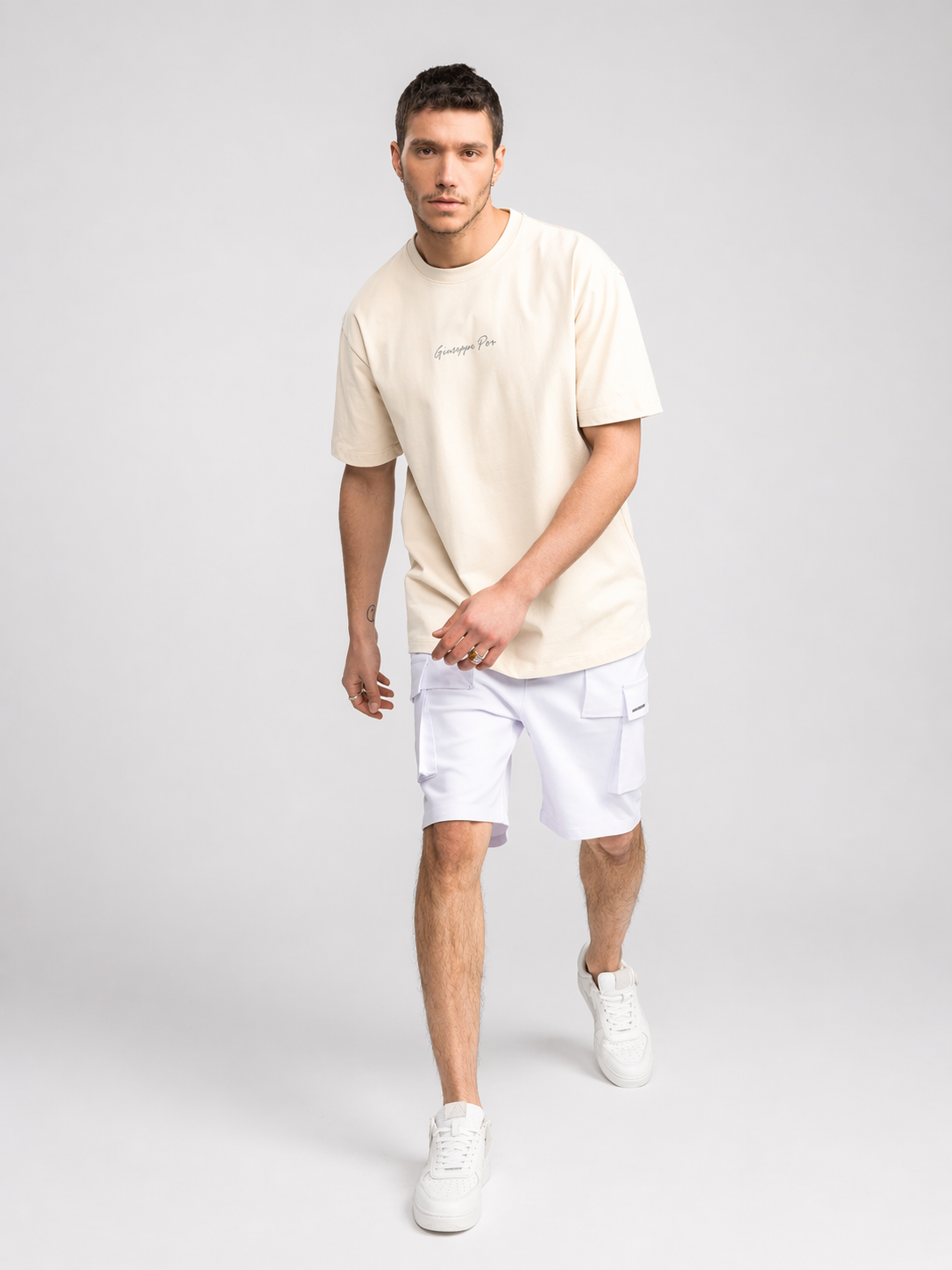 Oversized Graphic T-Shirt - Via Dante