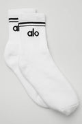 ALO Unisex Half-Crew Throwback Sock