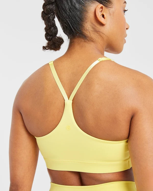 AYBL Staple Sports Bra - Pastel Lemon
