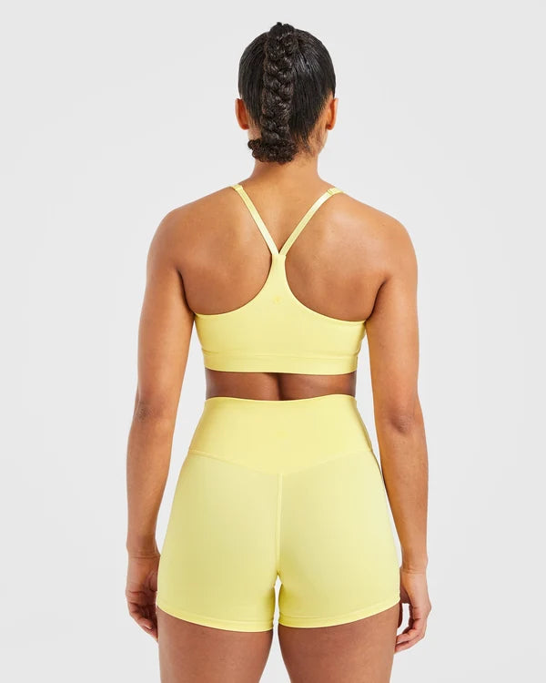 AYBL Staple Sports Bra - Pastel Lemon
