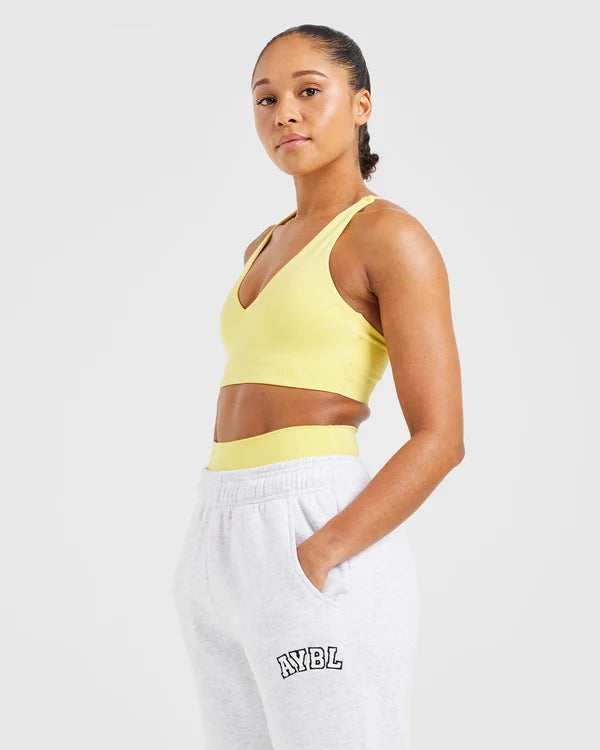 AYBL Staple Sports Bra - Pastel Lemon
