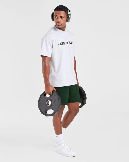 AYBL Athletics Oversized T Shirt - Grey Marl