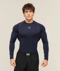 Gymshark Element Baselayer Long Sleeve T-Shirt - Heavy Blue