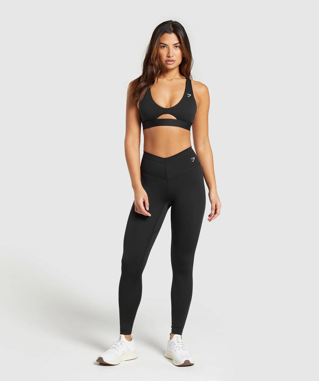 Gymshark Peek A Boo Sports - Black