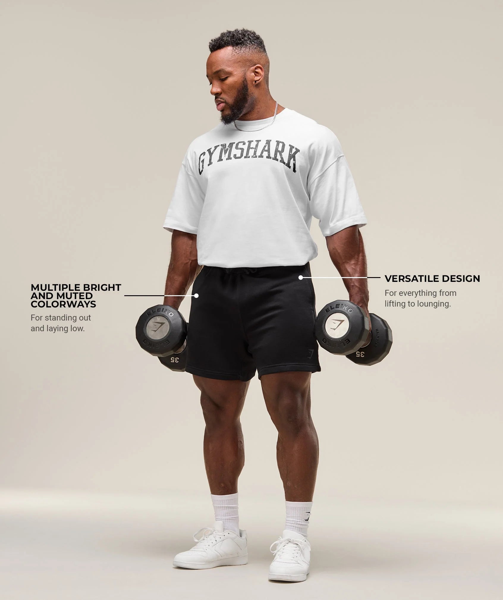 Gymshark Power 5" Shorts- Black