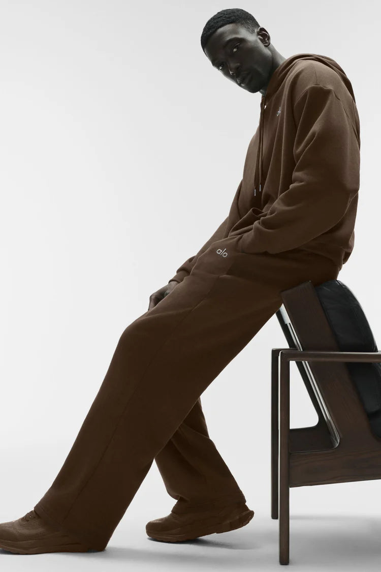 ALO Accolade Straight Leg Sweatpant - Espresso