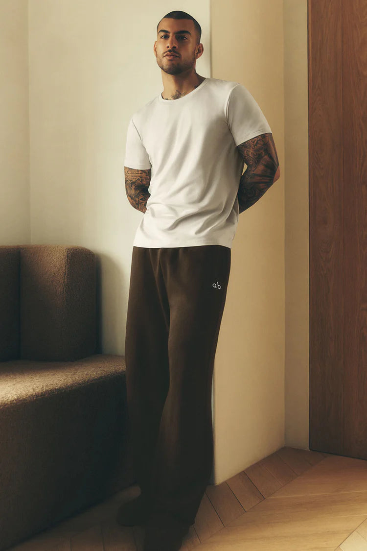 ALO Accolade Straight Leg Sweatpant - Espresso