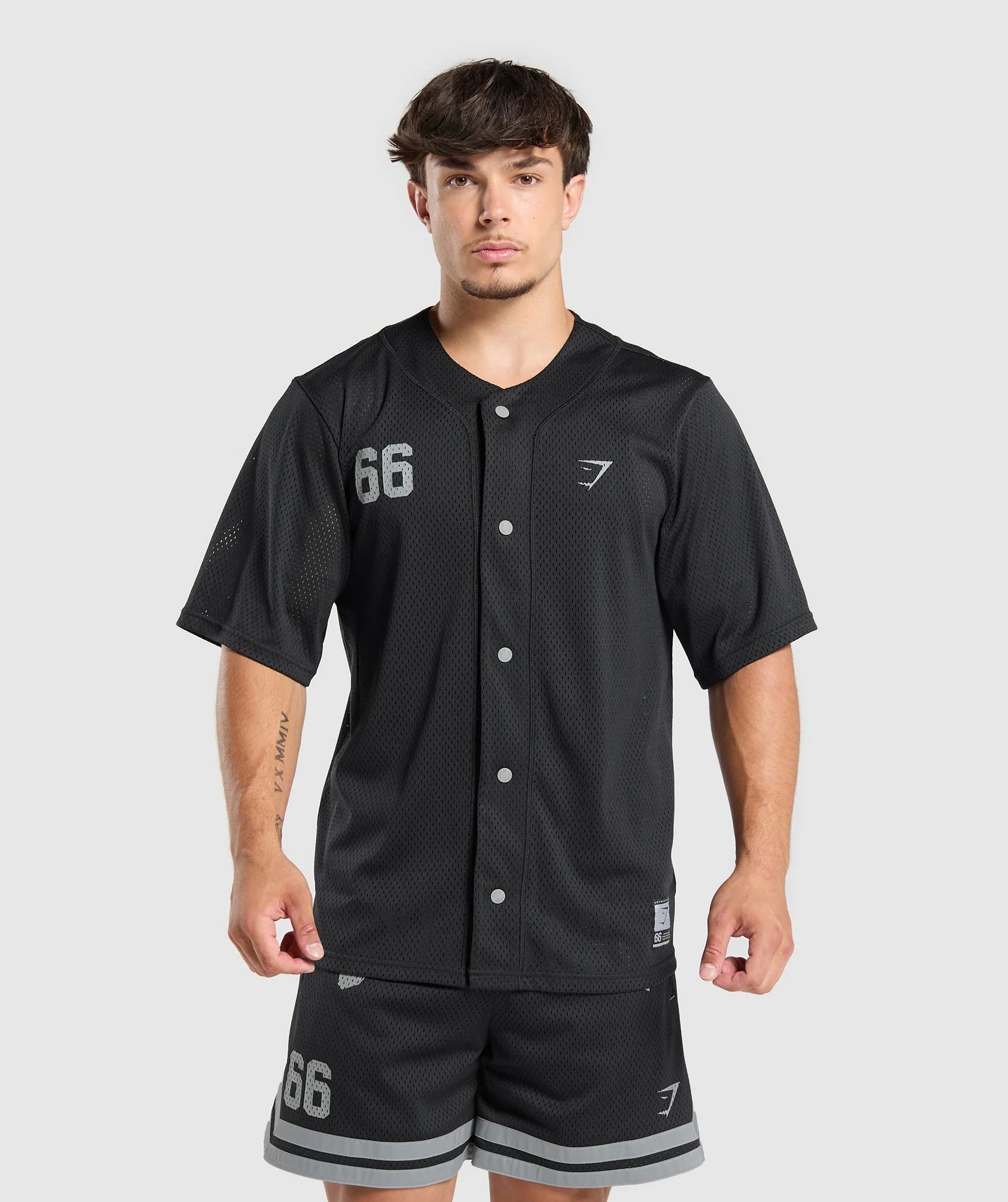 Gymshark Varsity Sports Jersey - Black