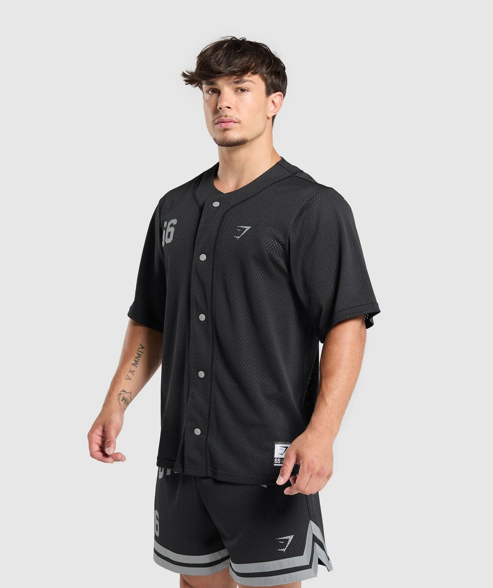 Gymshark Varsity Sports Jersey - Black