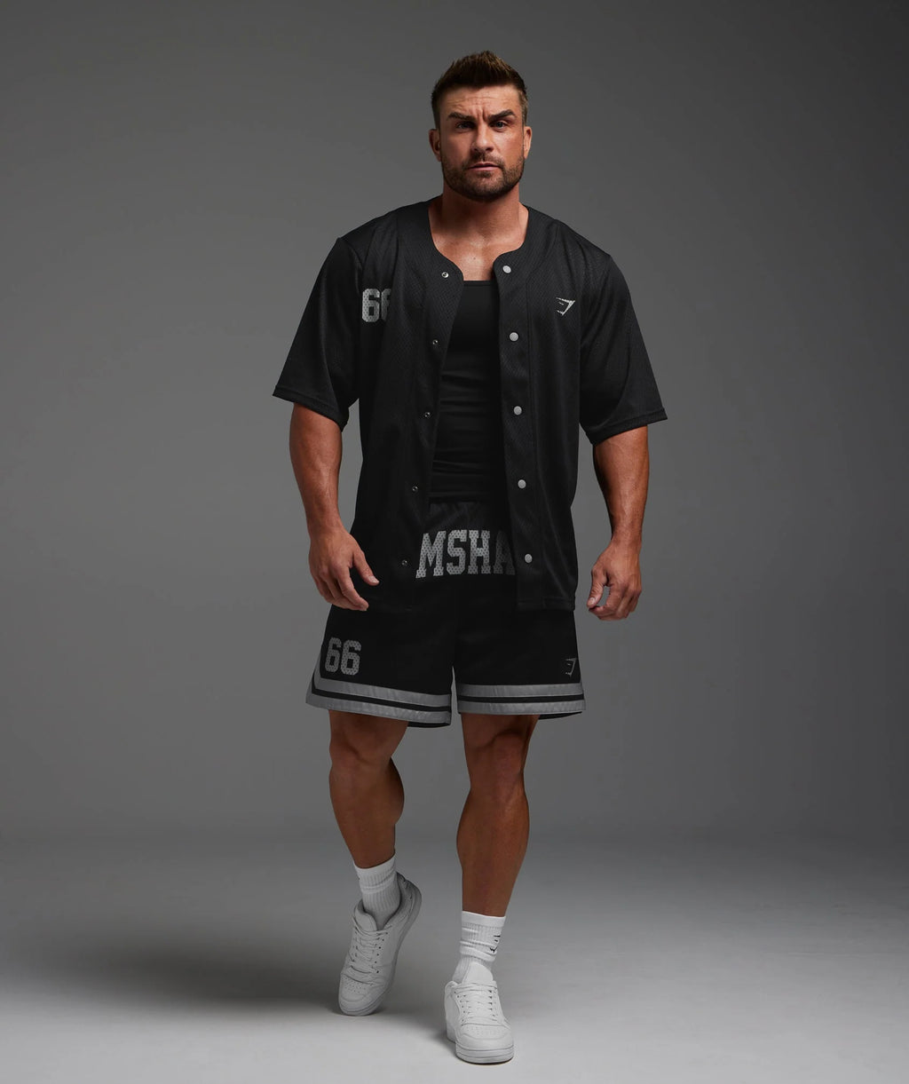 Gymshark Varsity Sports Jersey - Black