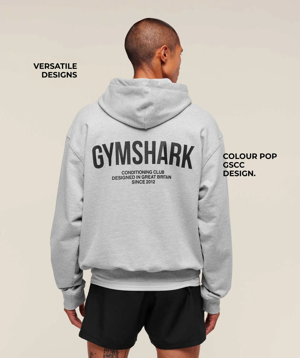 Gymshark Conditioning Club Hoodie- Light Gray
