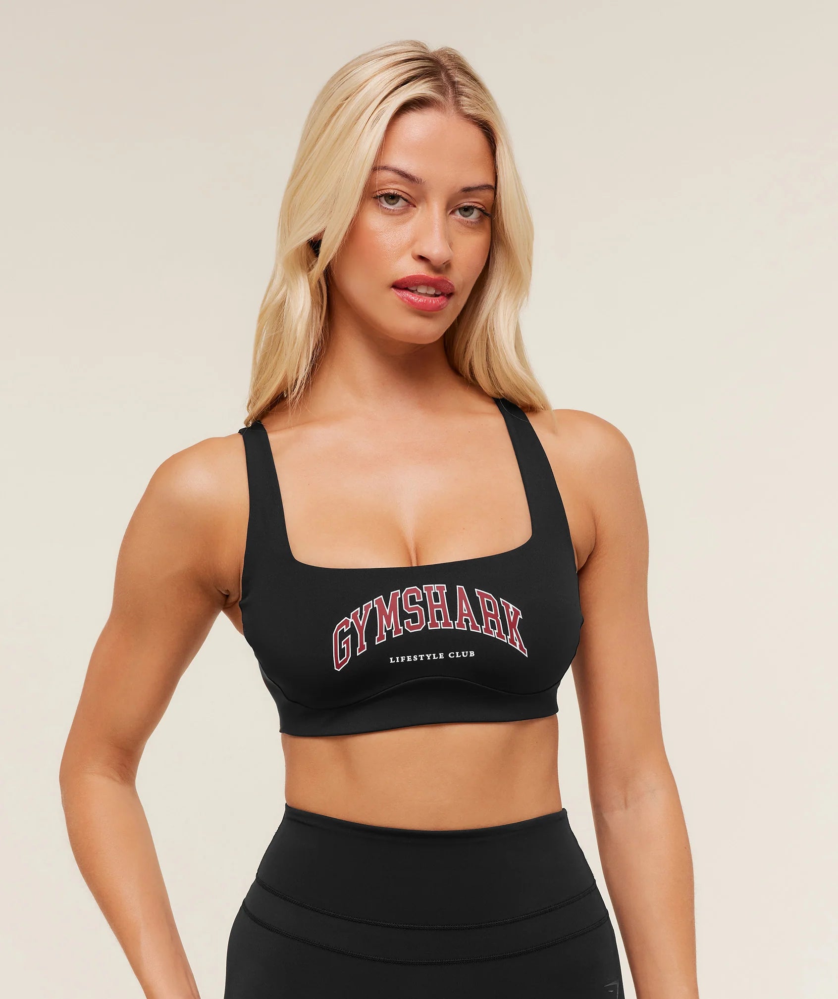 Collegiate Sports Bra- Black