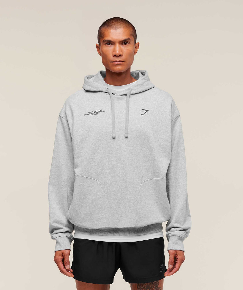 Gymshark Conditioning Club Hoodie- Light Gray