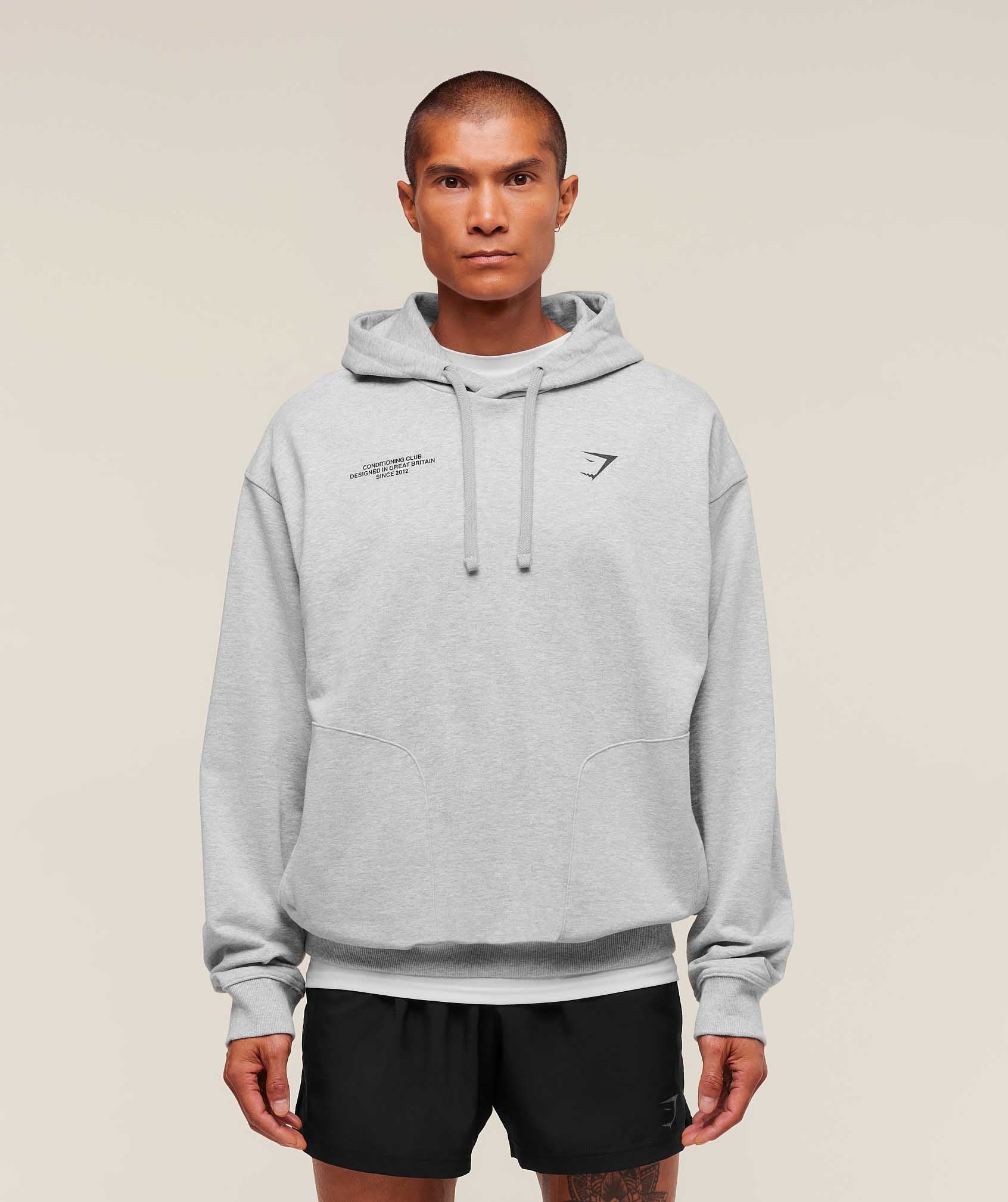 Gymshark Conditioning Club Hoodie- Light Gray