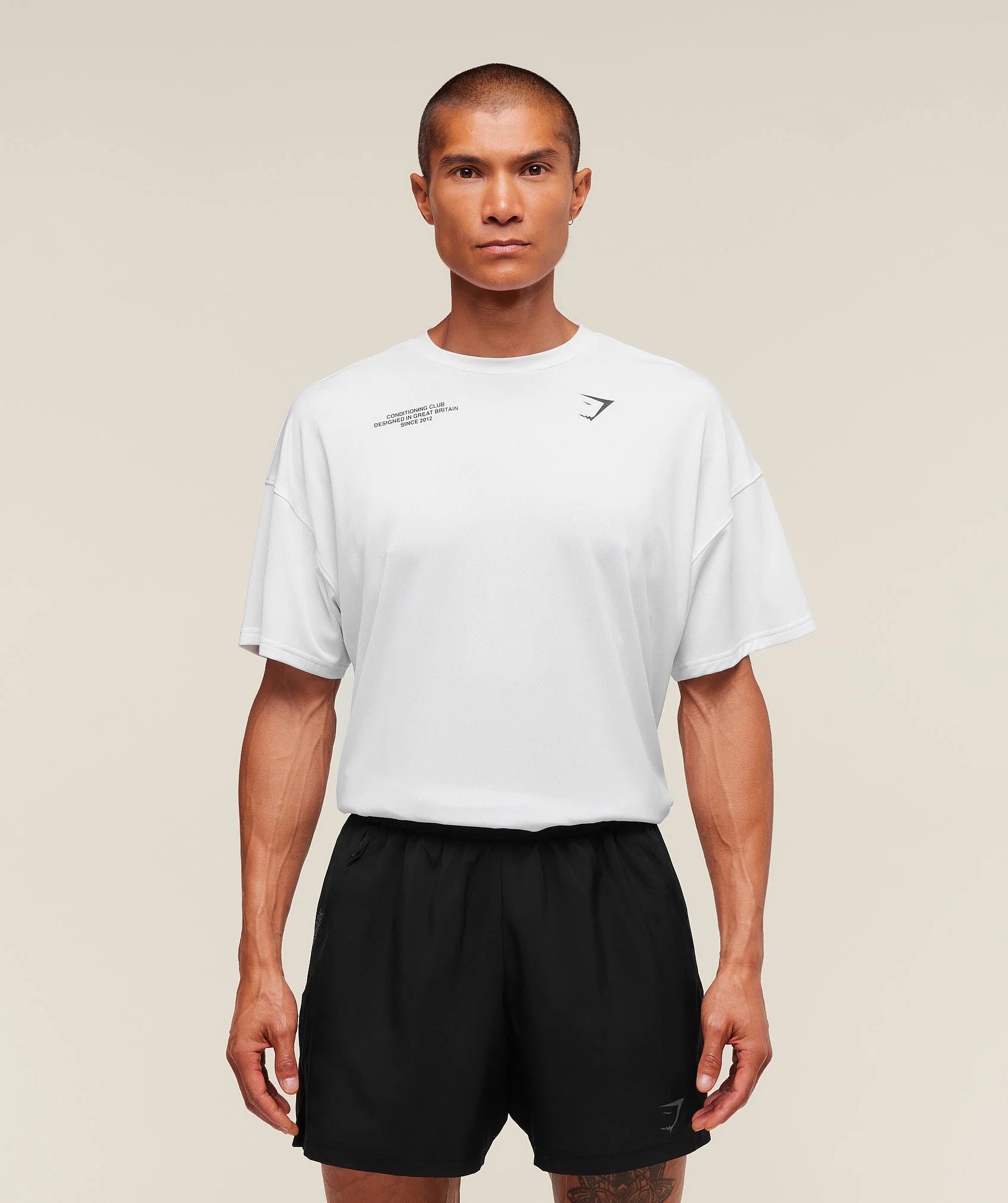 Gymshark Conditioning Club Oversized T-Shirt- White
