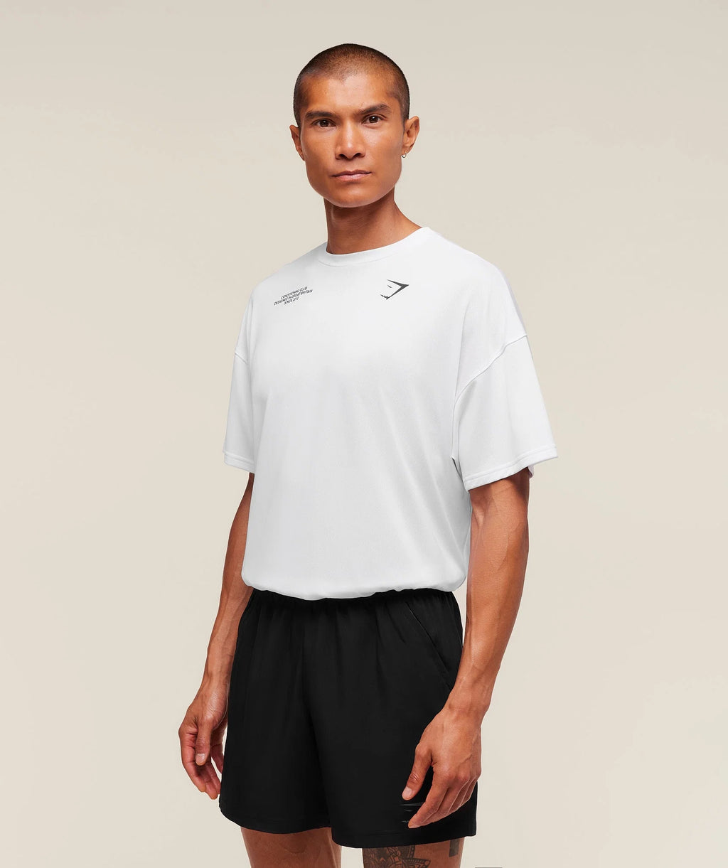 Gymshark Conditioning Club Oversized T-Shirt- White