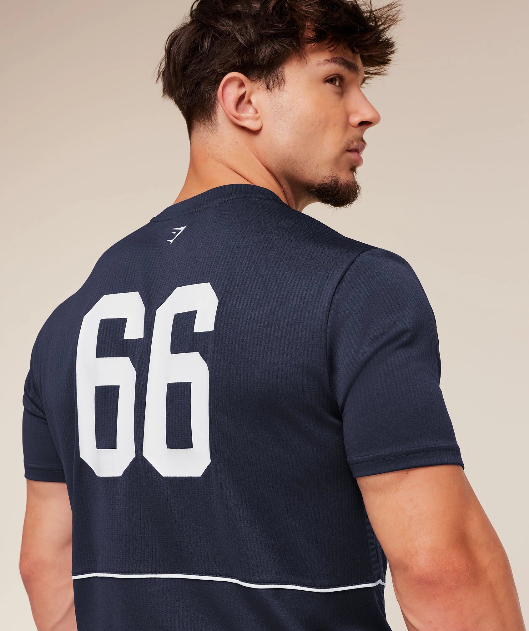 Gymshark Collegiate Tech T-Shirt - Heavy Blue
