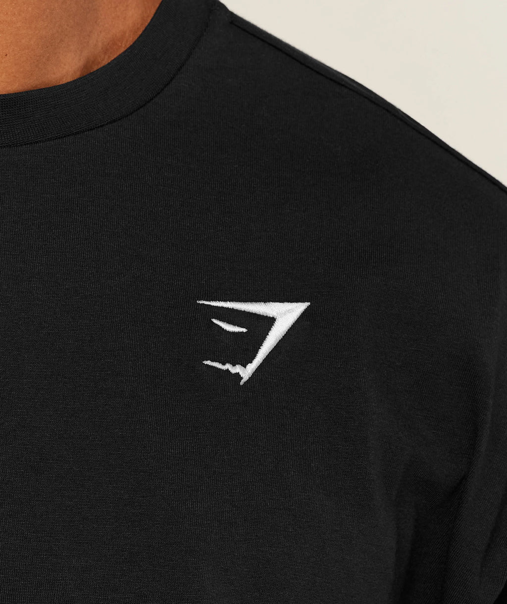 Gymshark Crest Oversized T-Shirt - Black